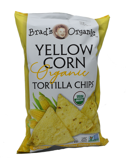 Brad's Organic Yellow Corn Chips (12/9oz)