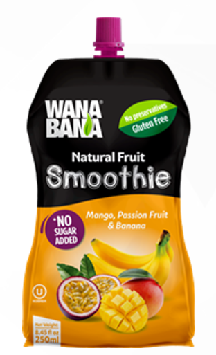 Wanabana Smoothie: Mango, Passionfruit & Banana 28/8.45oz